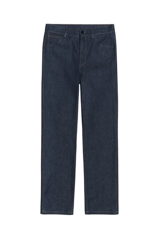 Jean taille moyenne droite - Bleu foncé