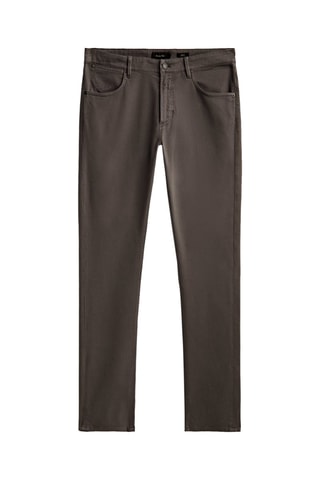 Jean micro-texturé slim fit - Gris foncé