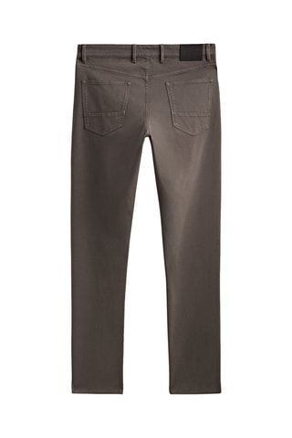 Jean micro-texturé slim fit - Gris foncé