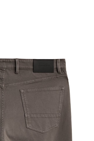 Jean micro-texturé slim fit - Gris foncé