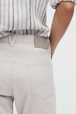 Faux jean en denim slim fit - Blanc