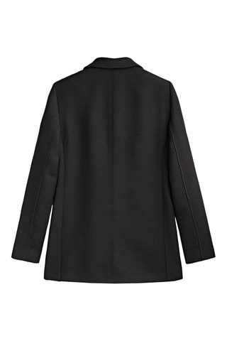 Veste ouverte micro texture - Noir