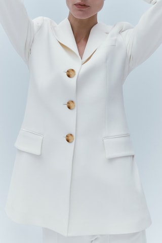 Veste trois boutons - Blanc