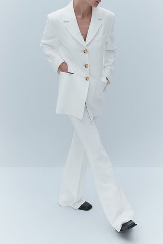 Veste trois boutons - Blanc