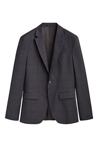 Veste en cuir de mouton - Gris