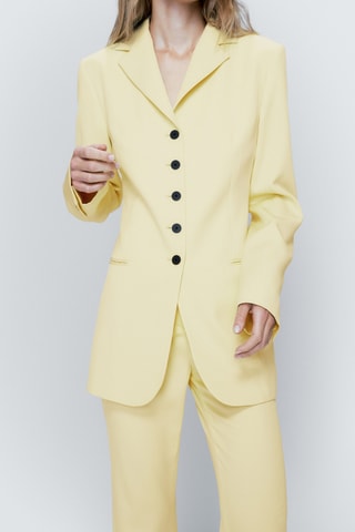 Veste de costume boutons limited edition - Jaune