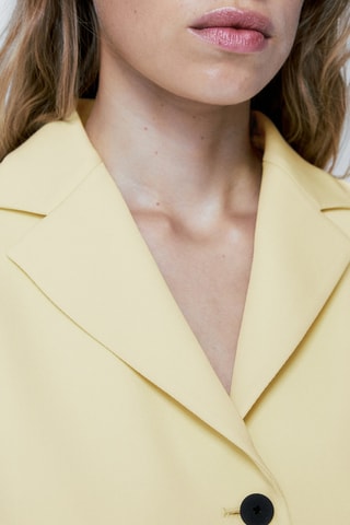 Veste de costume boutons limited edition - Jaune