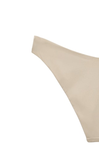 Bas de maillot échancré - Ecru