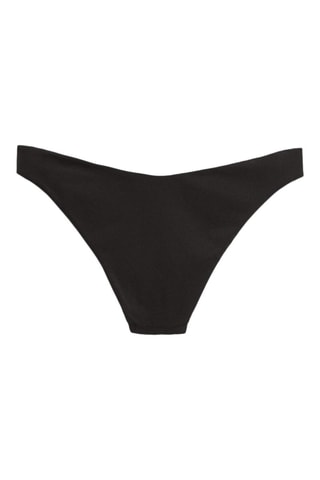 Bas de maillot échancré - Noir