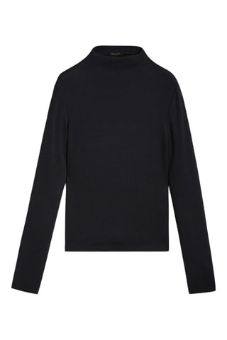 Top en laine et cachemire - Noir