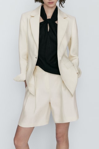 Top texturé bretelles croisées - Noir