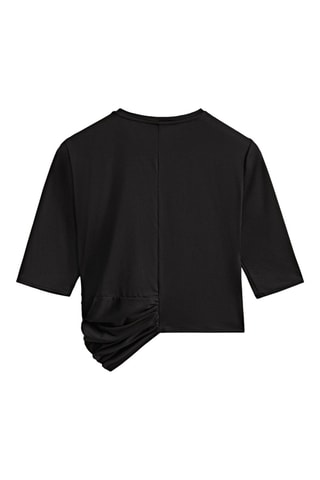 Top noir noué - Noir