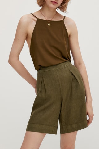 Top élastique bretelles - Kaki