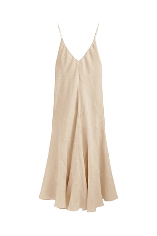 Robe bretelles fines broderies Limited Edition - Ecru