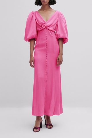 Robe manches bouffantes - Studio - Rose