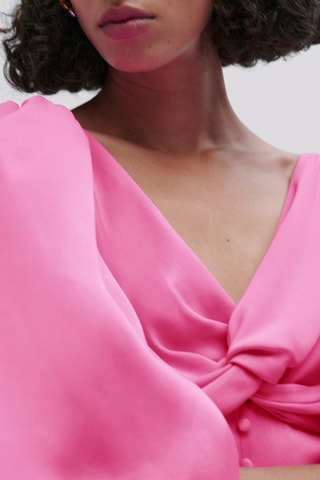 Robe manches bouffantes - Studio - Rose