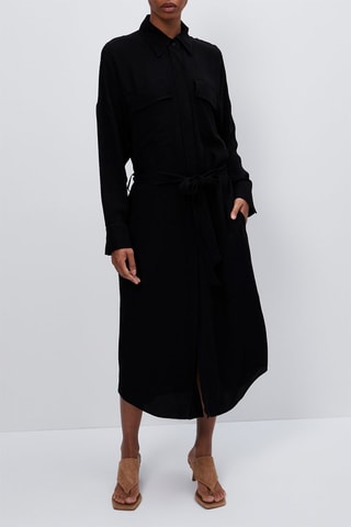 Robe chemise - Noir