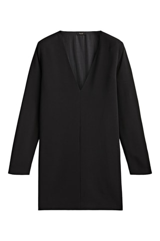 Robe courte épaulettes - Noir