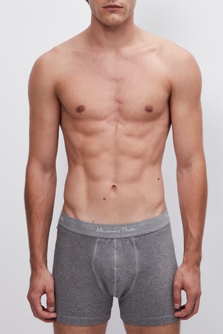 Boxer en coton mélangé - Gris