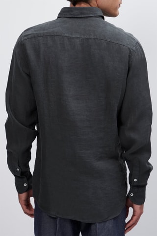 Chemise en lin - Gris