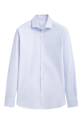Chemise oxford en coton slim fit - Bleu clair