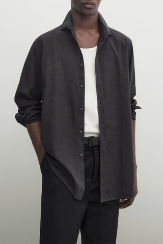 Chemise slim - Noir
