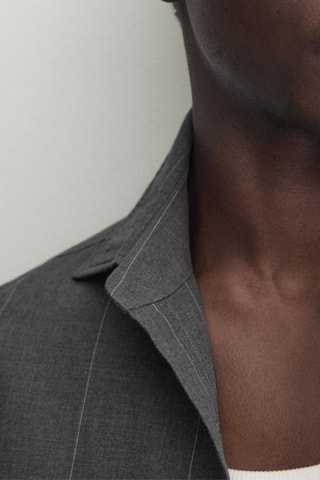 Chemise - Gris chiné