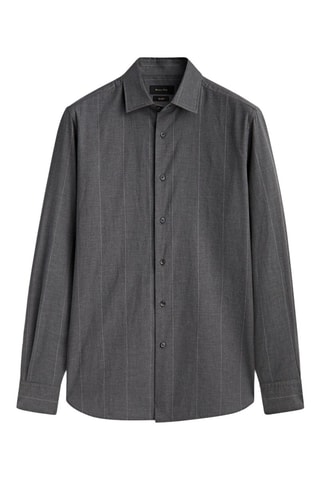 Chemise - Gris chiné