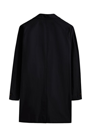 Trench en tissu technique - Bleu marine