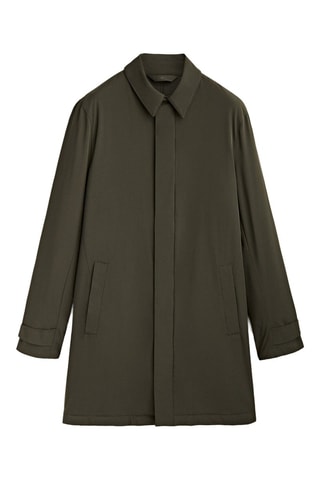 Trench en lin - Kaki