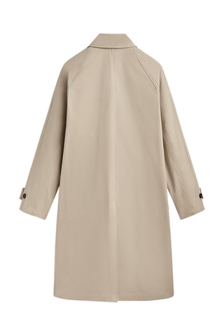 Trench en coton volume - Studio - Ecru