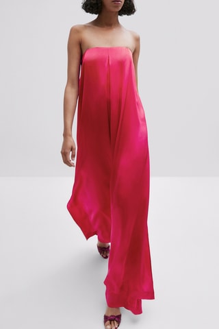 Combi-pantalon plissé - Studio - Fuchsia