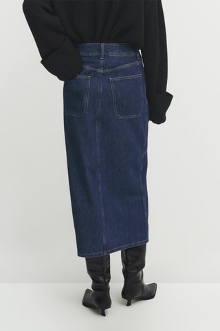 DENIM CARPENTER SKIRT