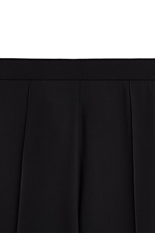 Pantalon de costume détail couture centrale - Noir