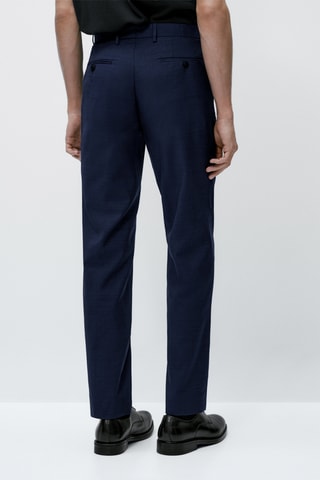 PANTALON TRAJE FIL A FIL AZULON