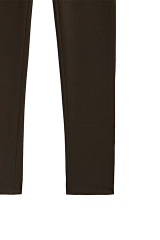 Pantalon de costume fentes dans le bas - Marron