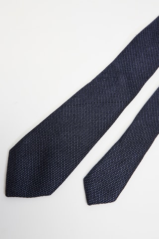 Cravate en soie - Bleu marine