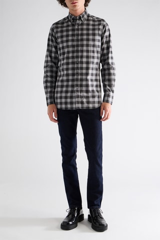 Chemise slim - Gris foncé