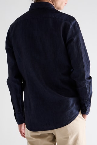 Chemise en lin - Bleu nuit