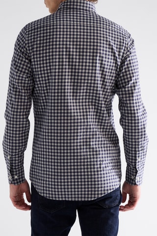 Chemise regular en laine - Bleu marine