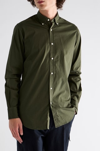 Chemise en ramie - Vert foncé