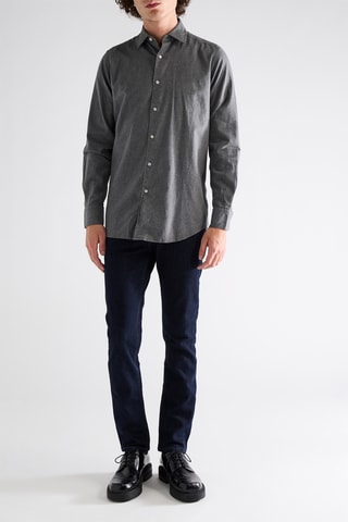 Chemise slim - Gris foncé