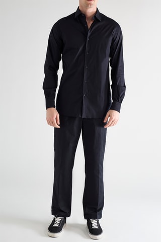 Chemise slim - Noir
