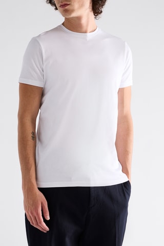 T-shirt en lin - Blanc