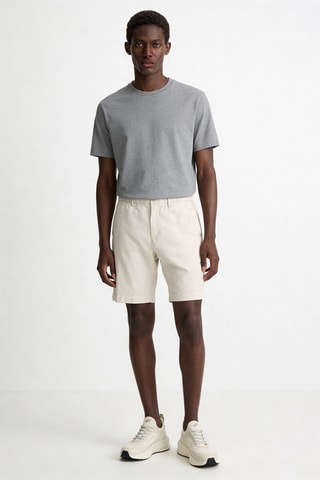 Bermuda en lin - Ecru