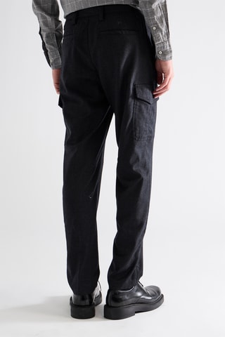 Pantalon cargo en laine - Noir