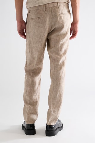 Chino en lin - Beige