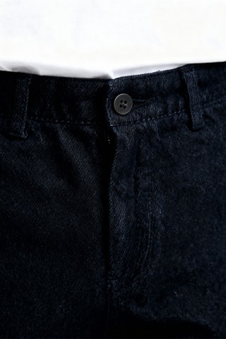 Pantalon tapered en laine - Noir