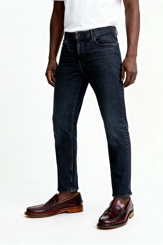 Jean tapered - Bleu foncé