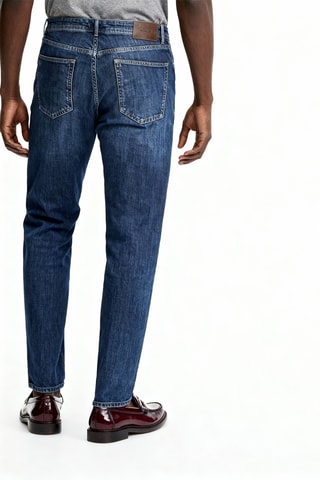 Pantalon relaxed - Bleu